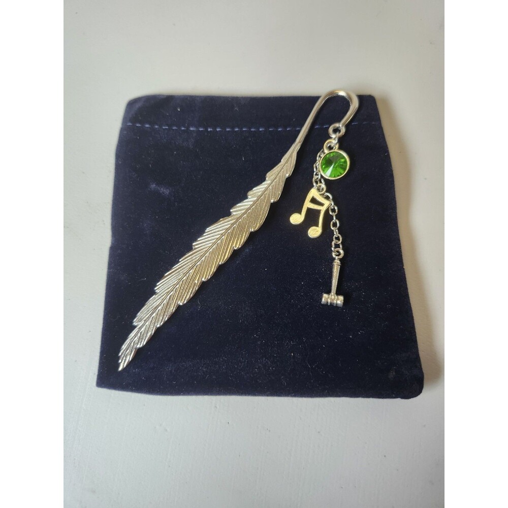 Metal Feather Bookmark